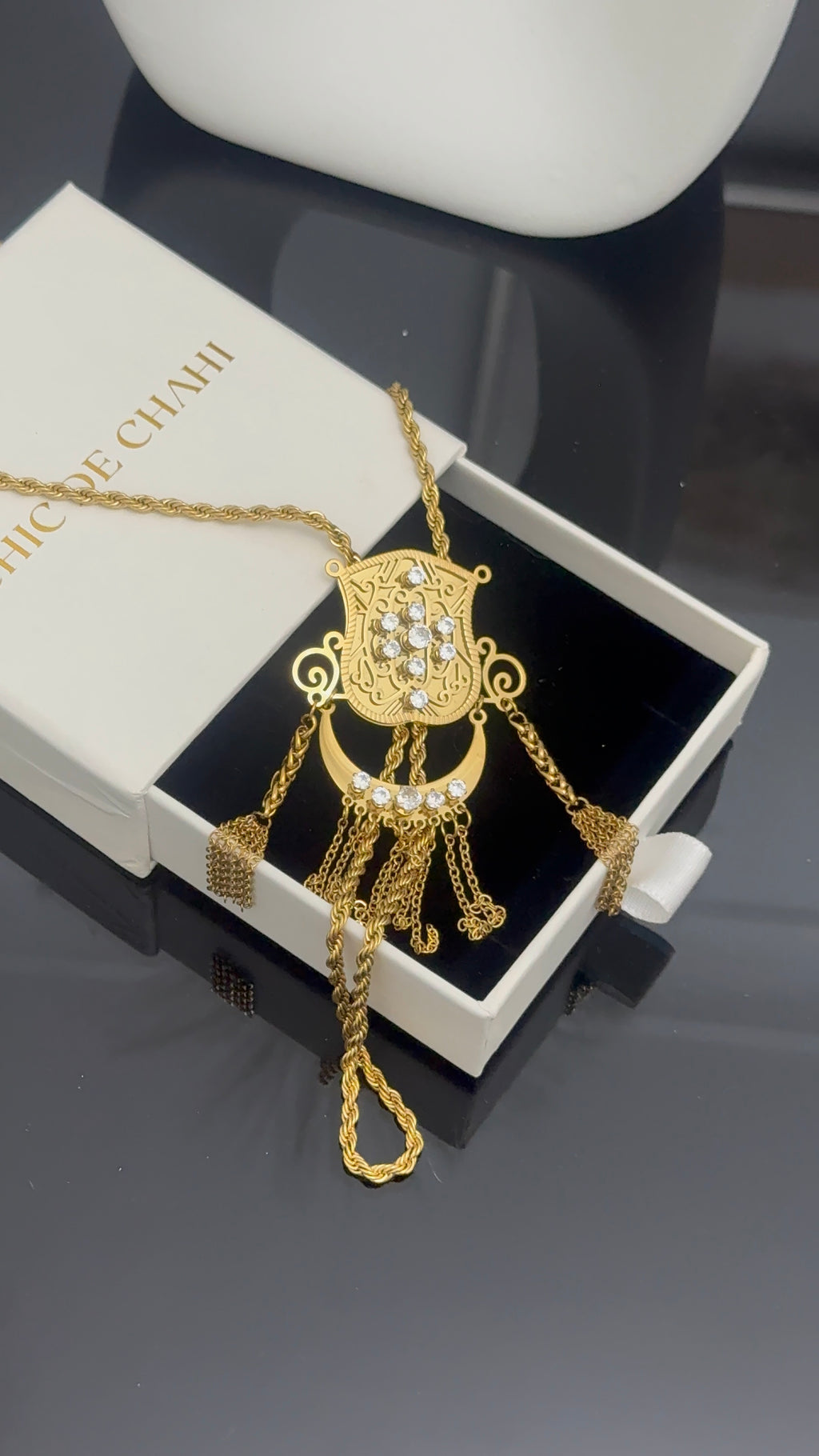 Krafach – bijou traditionnel algérien en acier inoxydable