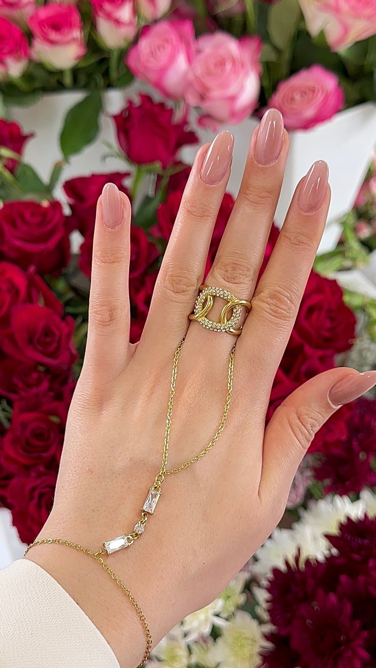 Bague copie or en acier inoxydable