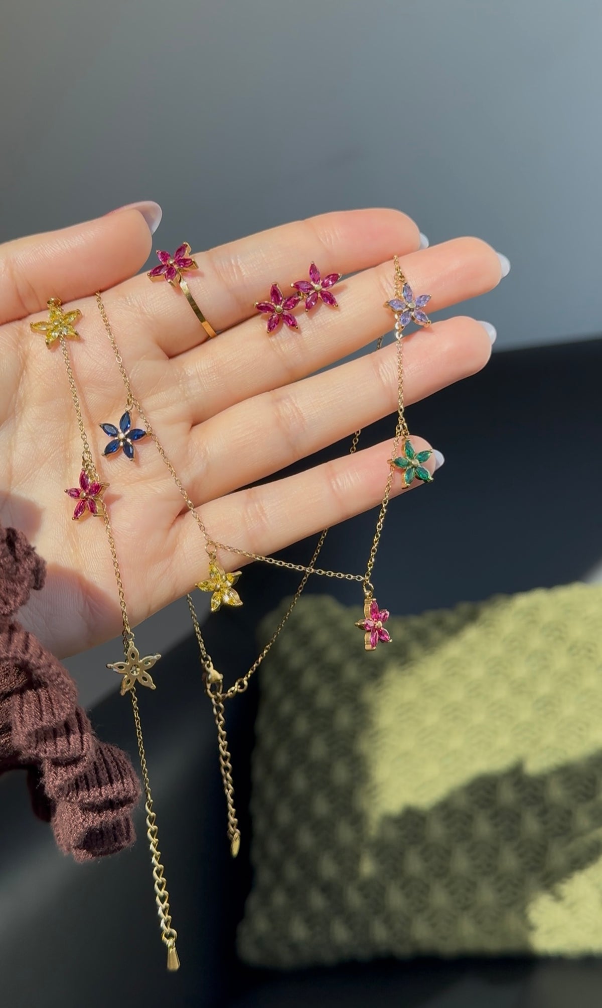 Parure Flora multicolore