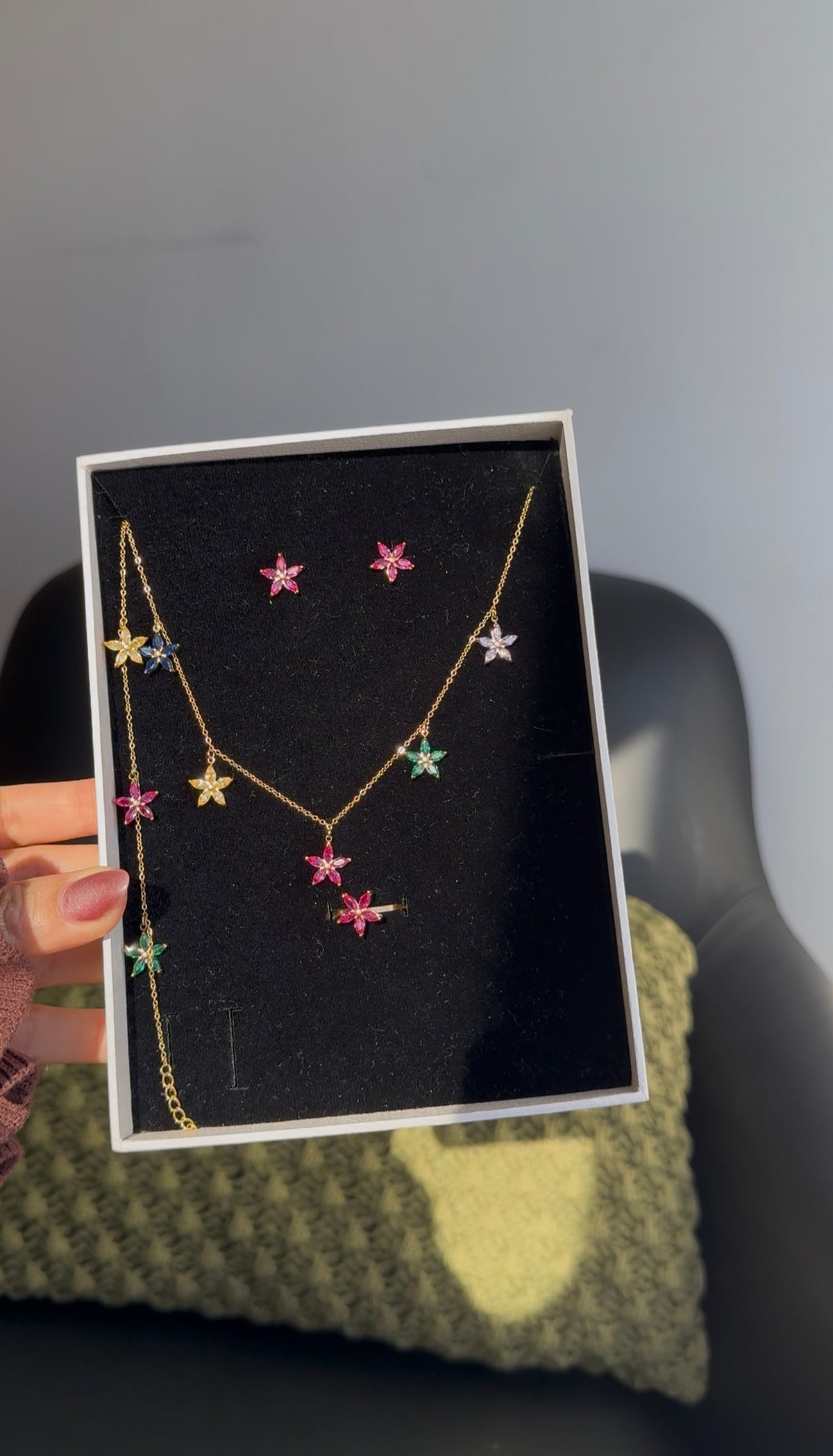 Parure Flora multicolore
