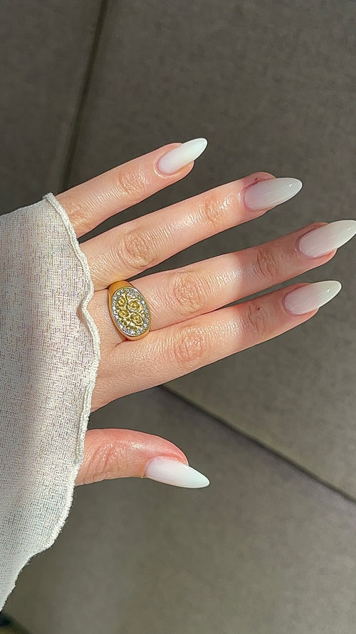 Bague fleur – Style or ancien