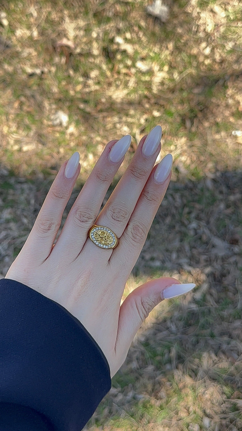 Bague fleur – Style or ancien