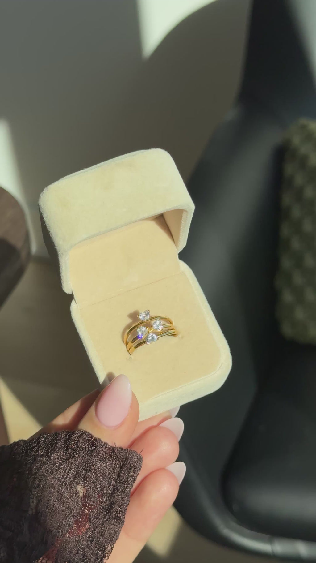 Bague Flora 3 en 1