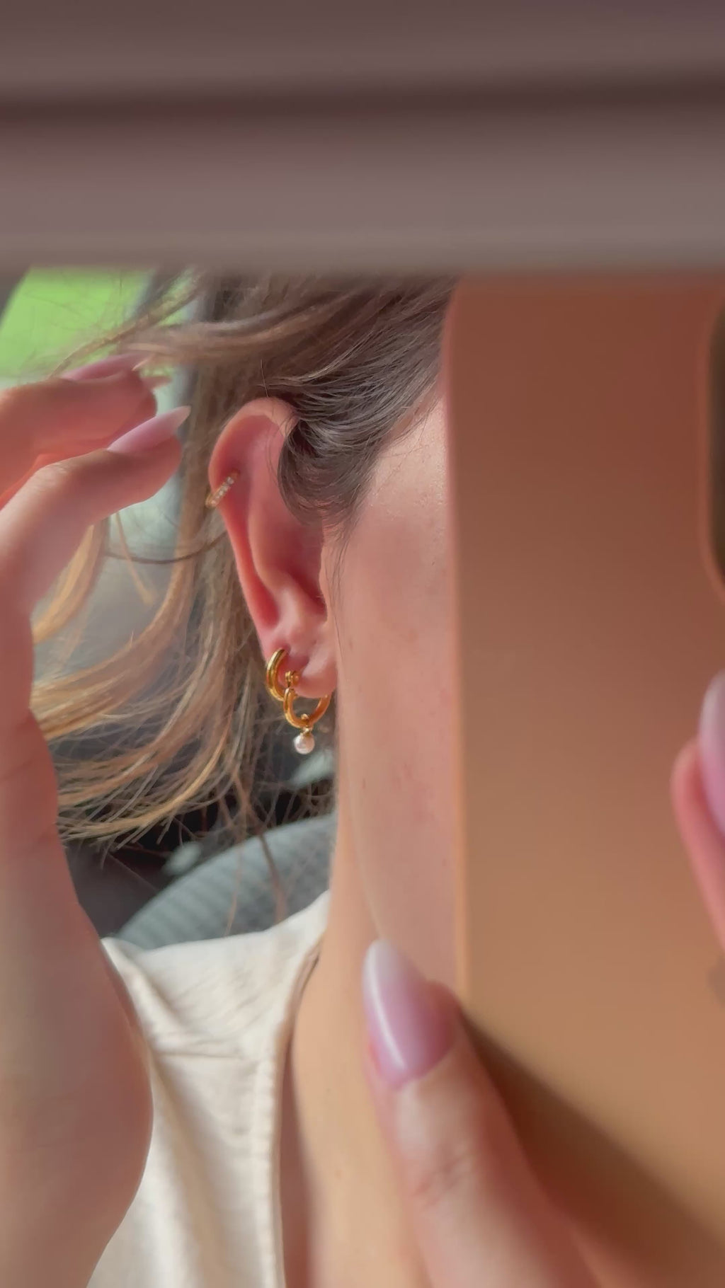 Trio de boucles d’oreilles